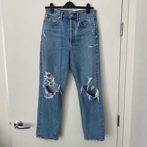 Agolde ‘90s fit Mid Rise Loose Fit Jeans